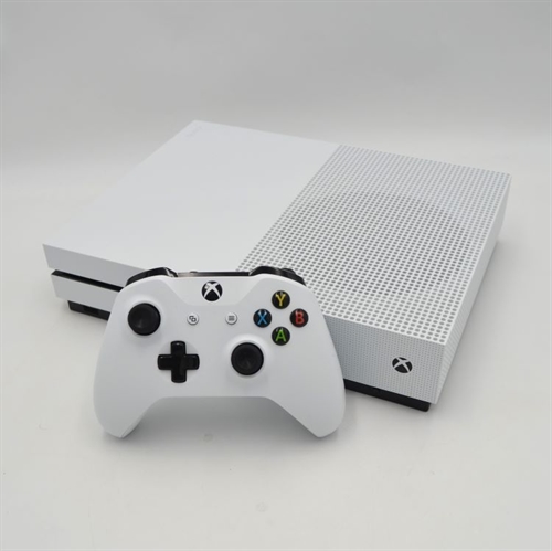 XBOX One S - White - Complete In Box - 1 TB HDD - Console - SNR 012120182716 (B Grade) (Used)